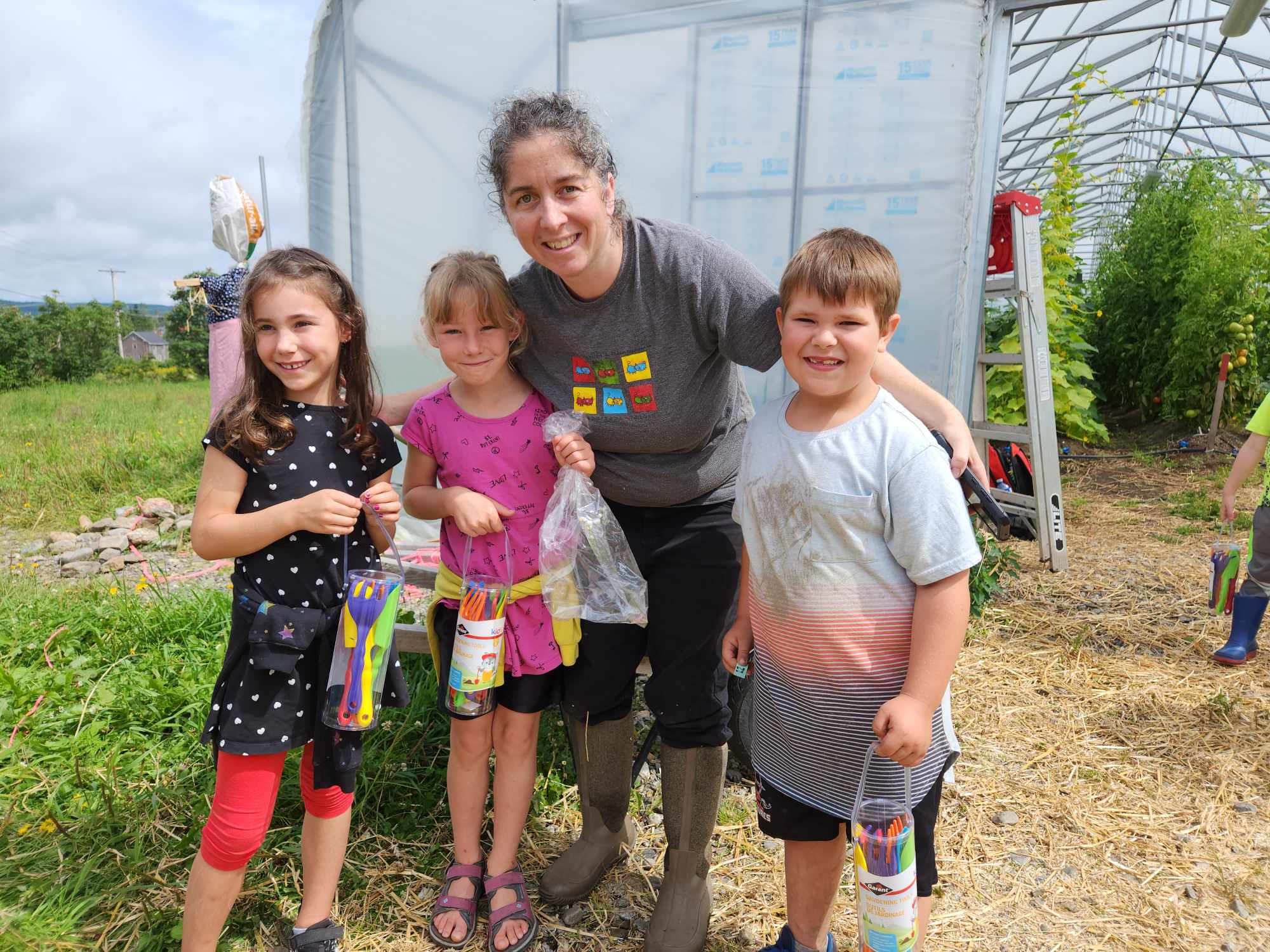 L’atelier agricole accueille ses premiers jeunes apprentis jardiniers!